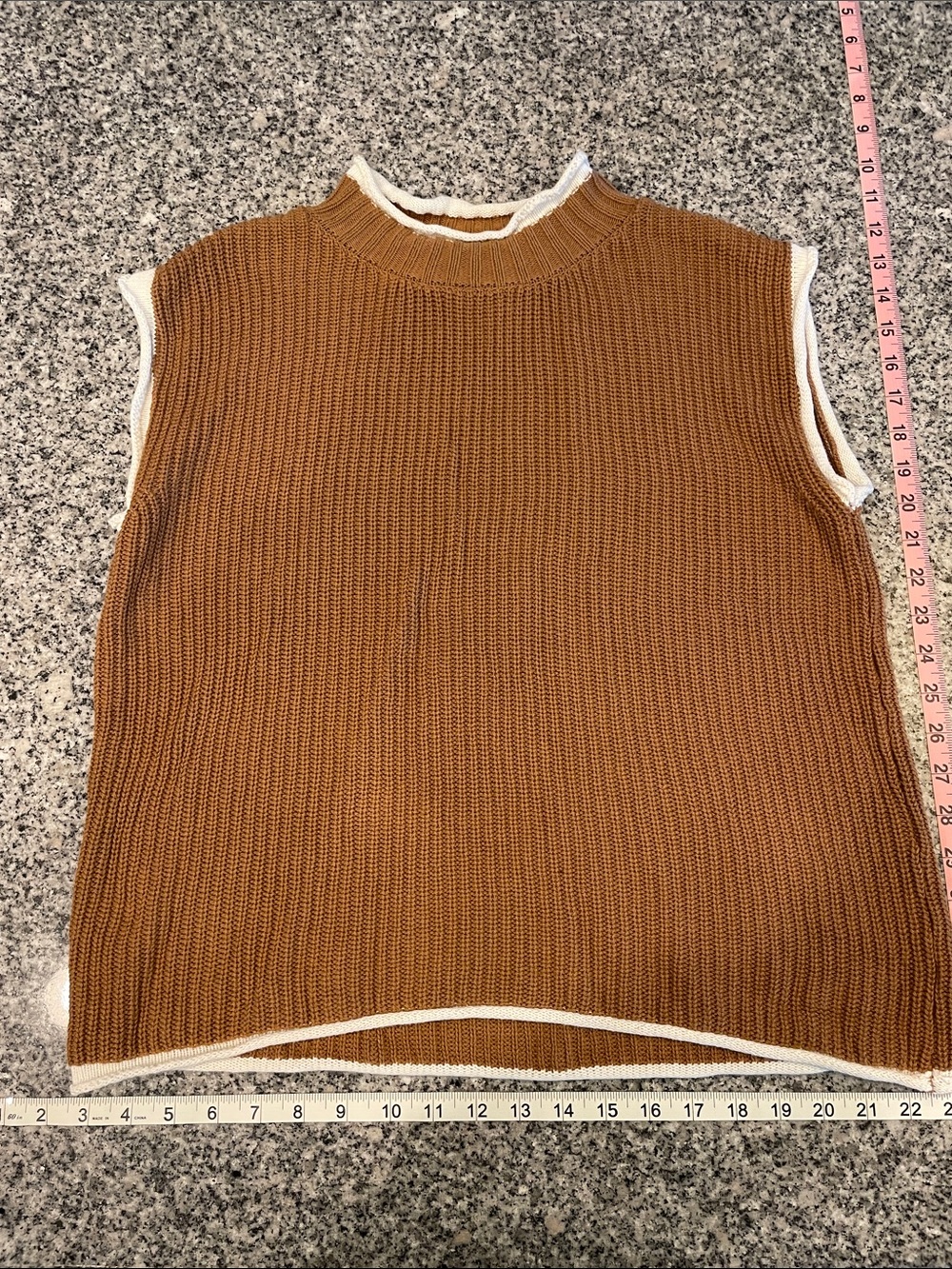 Anthropologie Little Lies Amber Knitted Vest